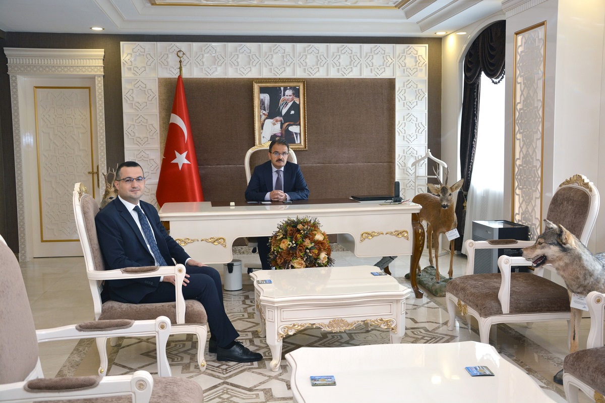 Çankırı Valimiz Sayın Abdullah AYAZ Kaymakamımızı Ziyaret Etti